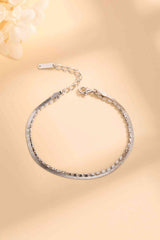 Double-Layered 925 Sterling Silver Bracelet