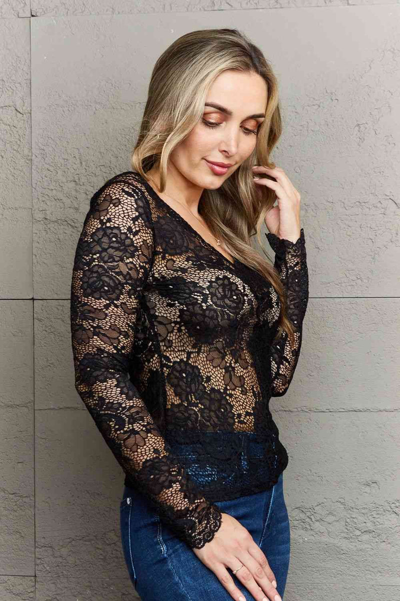 Off The Shoulder Lace Top